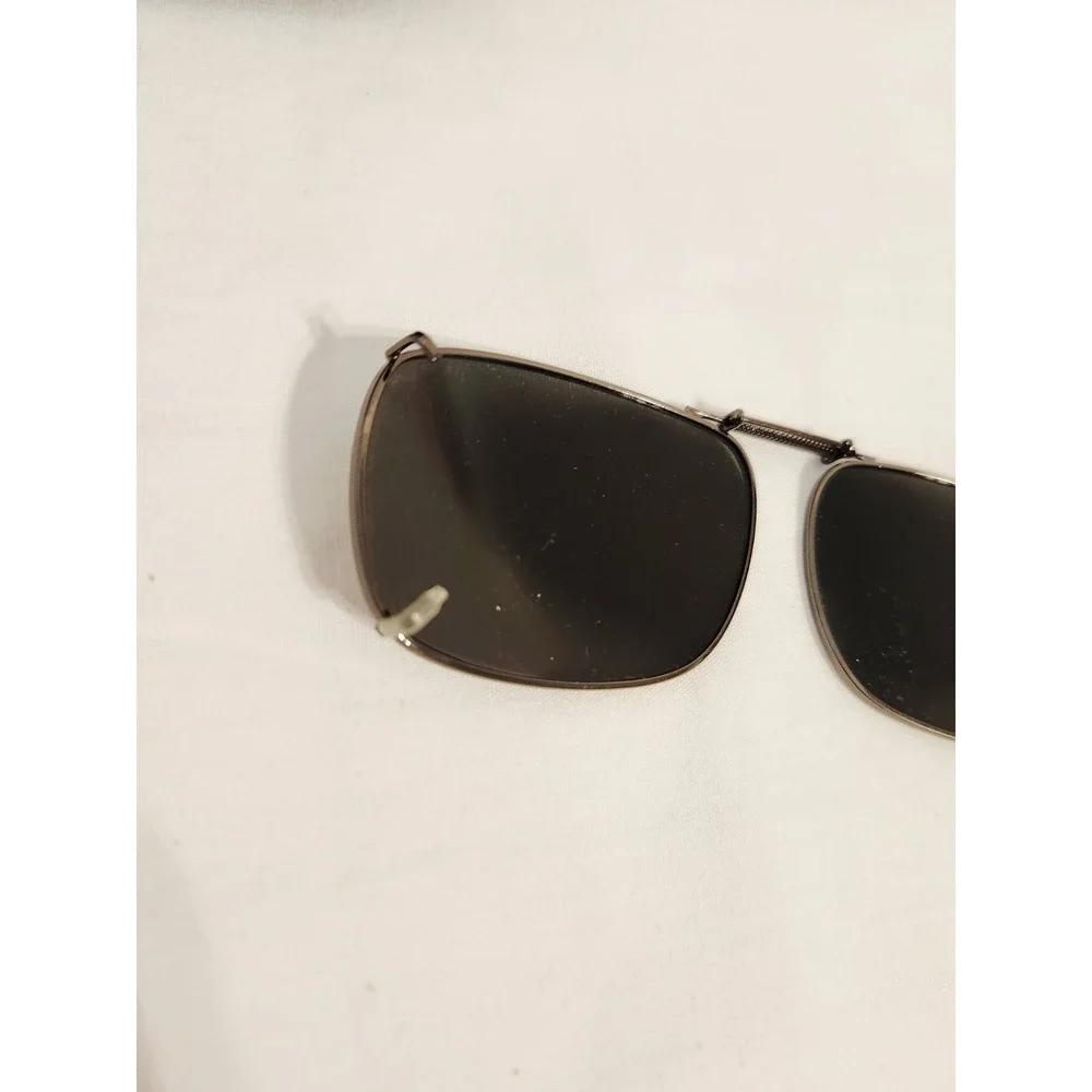 Polar Optics Clip On Sunglasses With Case wear over‎ regular
